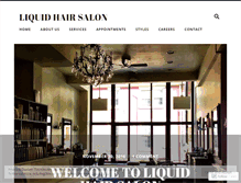 Tablet Screenshot of liquidsalon.net